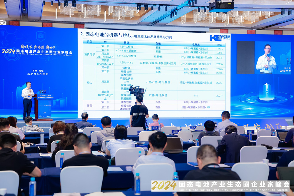 2024固態電池產業生態圈企業家峰會現場