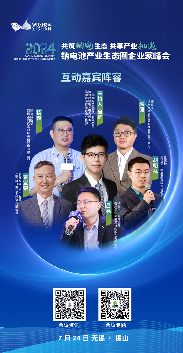2024中國（無錫·錫山）鈉電池產業生態圈企業家峰會