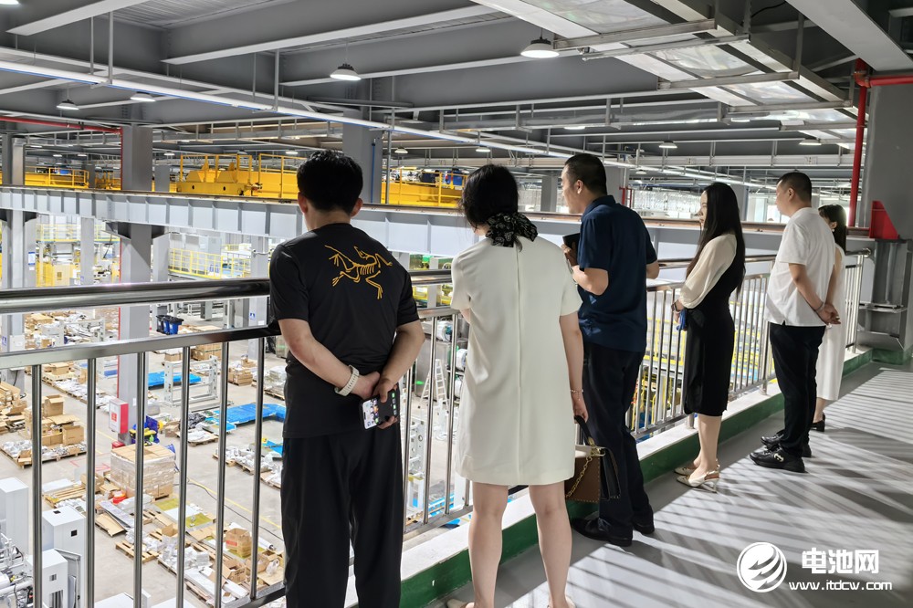中國電池新能源產業鏈調研團一行參觀考察捷盟智能