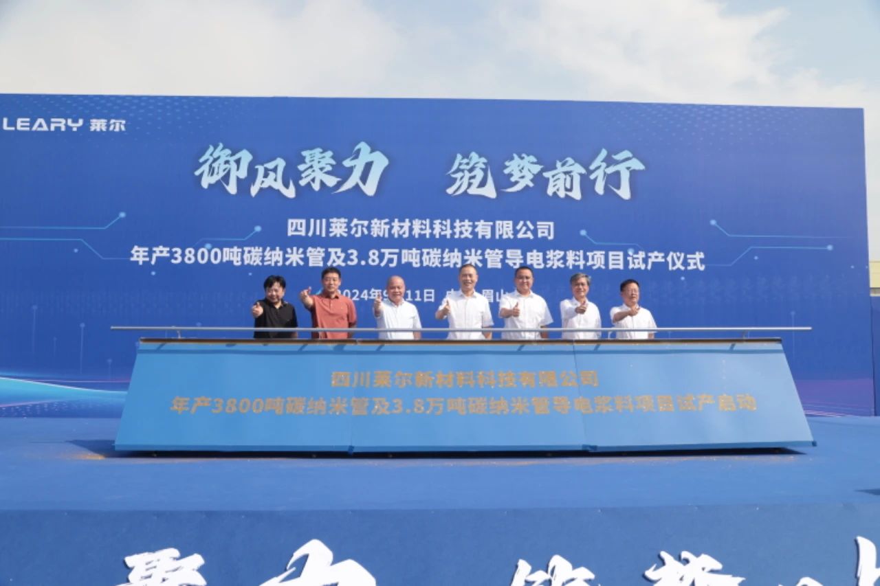 四川萊爾年產3800噸碳納米管及3.8萬噸碳納米管導電漿料項目