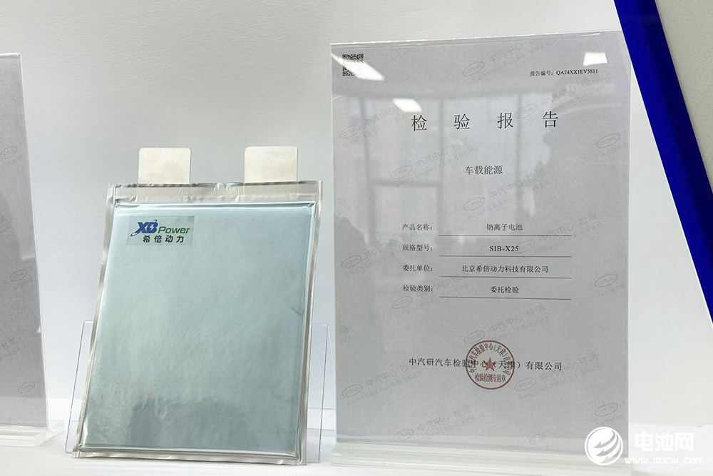 鈉電池,動力電池,希倍動力